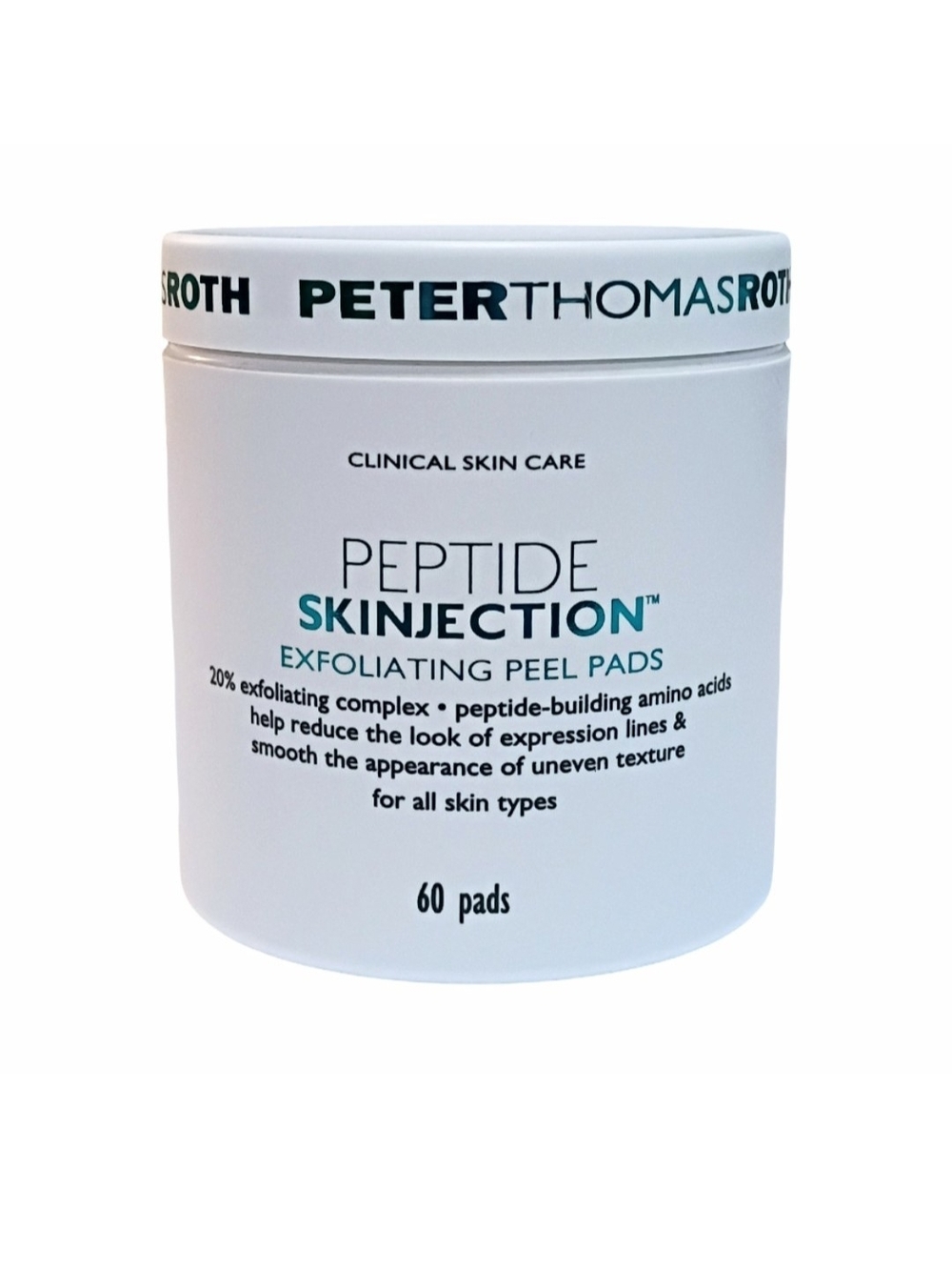 Peter Thomas Roth White Peptide Skinjection Exfoliating Peel Pads SEALED
